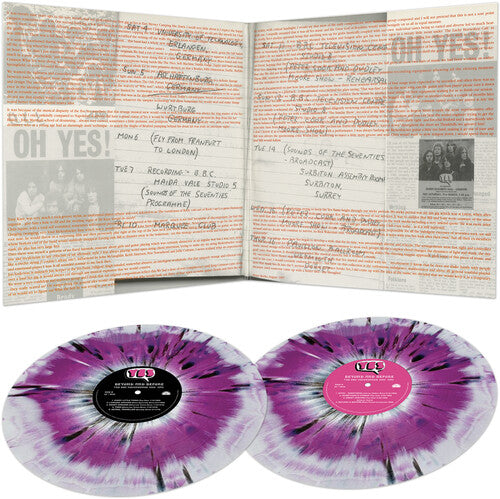 Yes: Beyond & Before - BBC Recordings 1969-1970 - PURPLE/WHITE SPLATTER