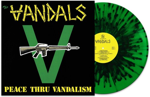 The Vandals: Peace Thru Vandalism - Green/black Splatter