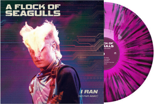 Flock of Seagulls: I Ran - So Far Away - Purple/black Splatter