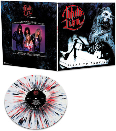 White Lion: Fight To Survive - WHITE/BLACK/RED SPLATTER