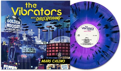 The Vibrators: Mars Casino - Purple/blue Haze Splatter