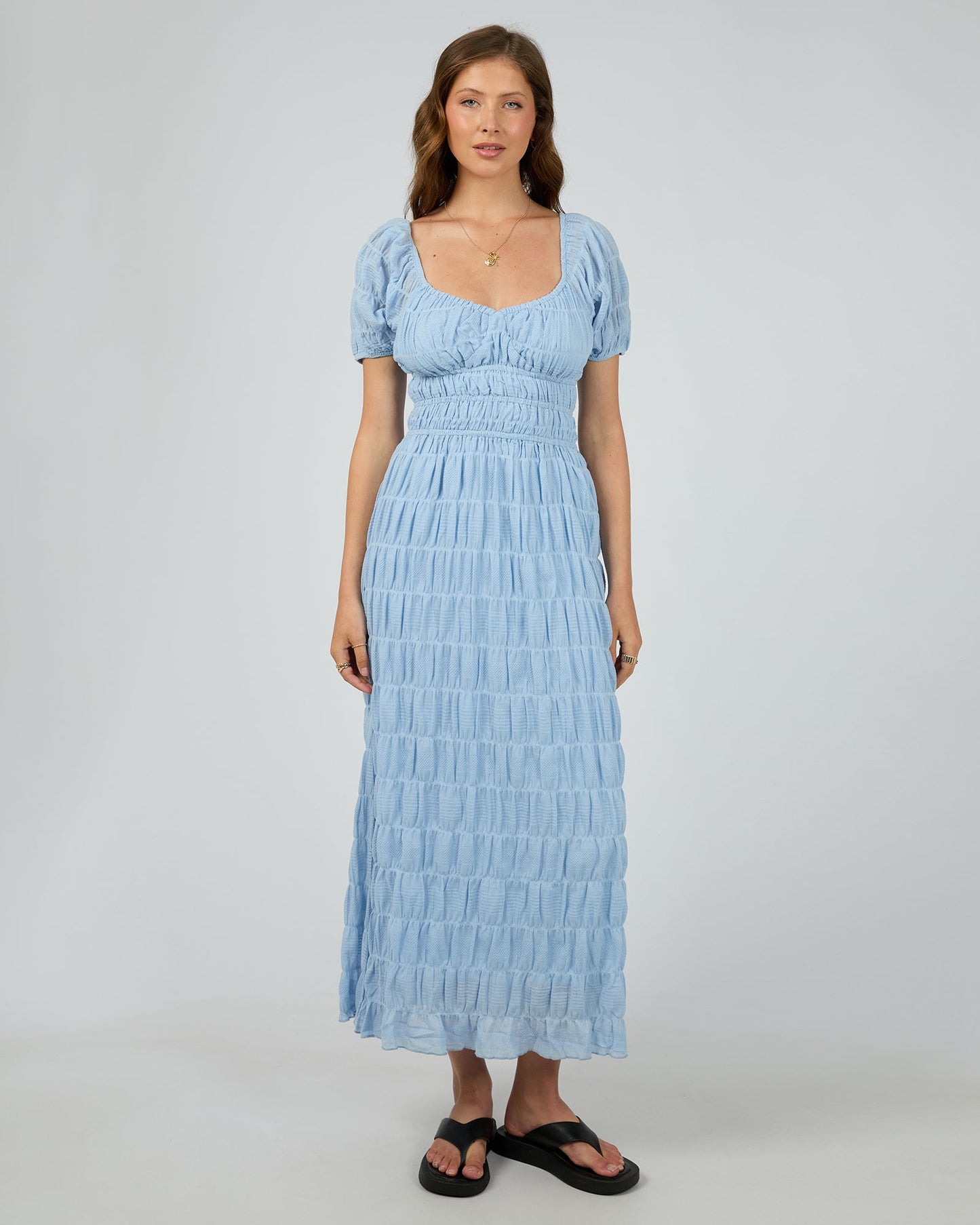 All About Eve Maude Maxi Dress Ocean