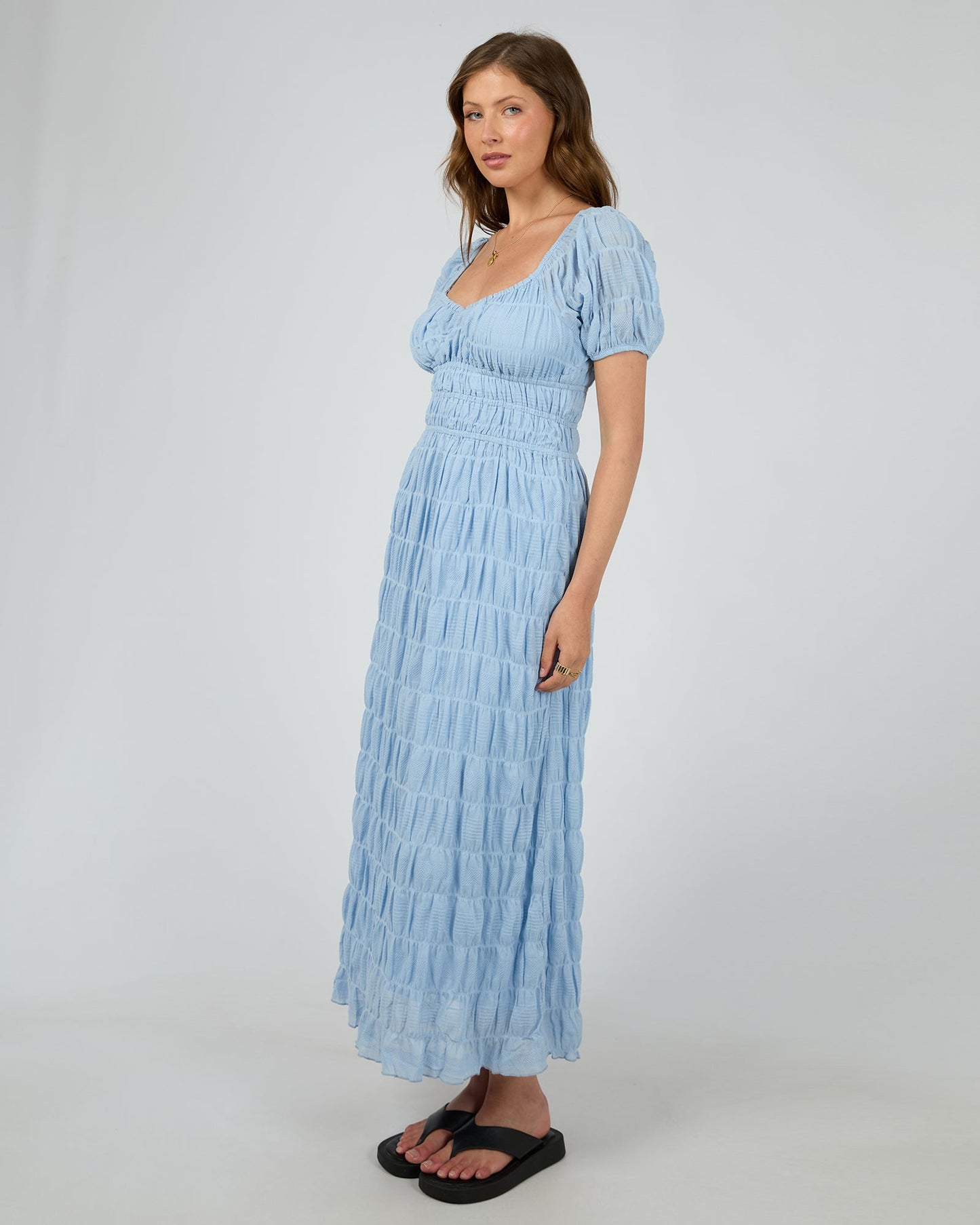 All About Eve Maude Maxi Dress Ocean