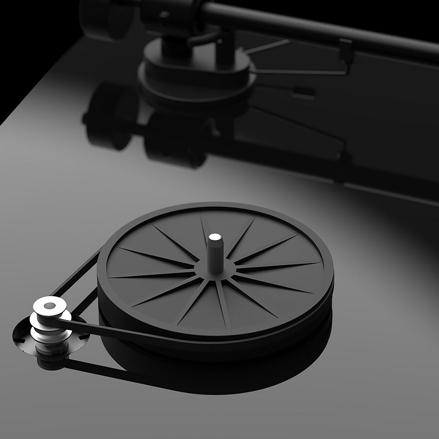 Pro-Ject: T1 Turntable - Piano Black